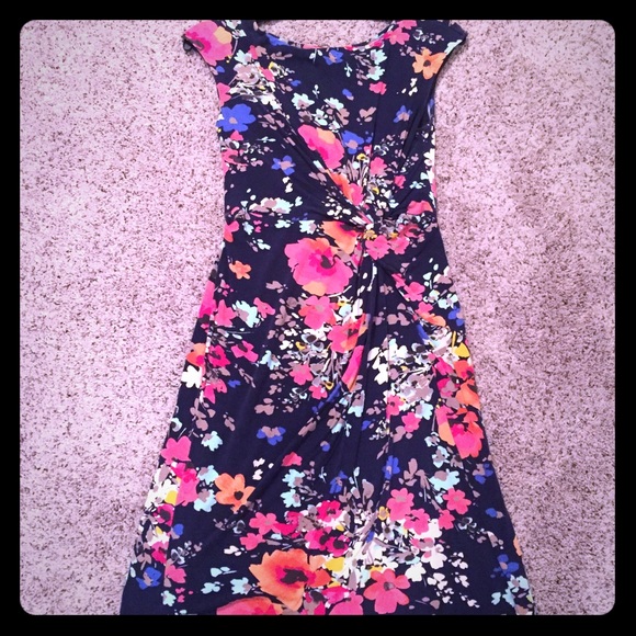SOLD Merona Floral short Dress Sz S - Picture 1 of 5